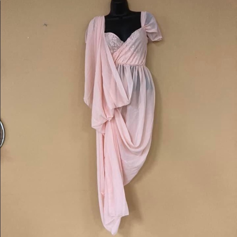 B z peach maternity dress Small